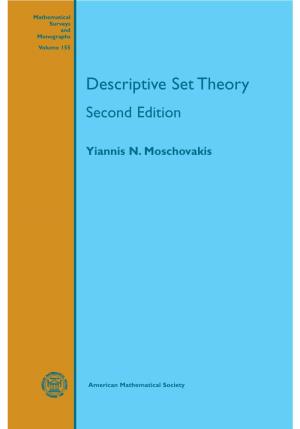 Descriptive Set Theory Second Edition