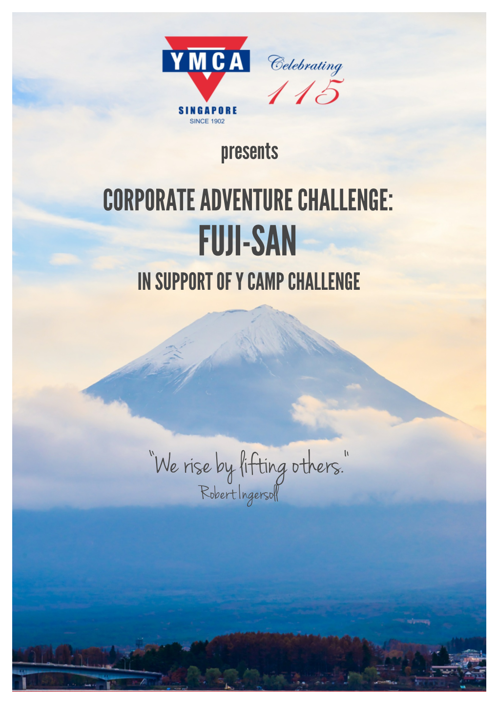 Fuji-San in Support of Y Camp Challenge