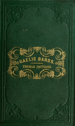Selections from the Gaelic Bards