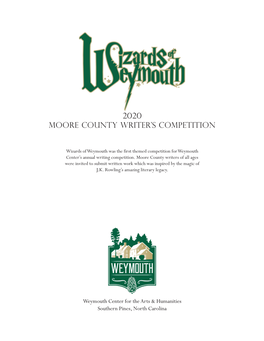 2020 MOORE County WRITER's COMPETITION