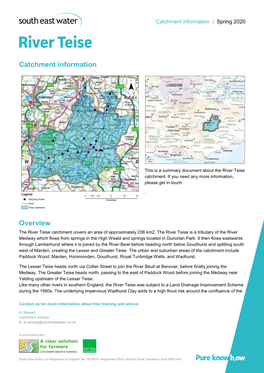 River-Teise-Catchment-Information.Pdf