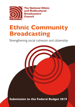 Ethnic Community Broadcasting Strengthening Social Cohesion and Citizenship