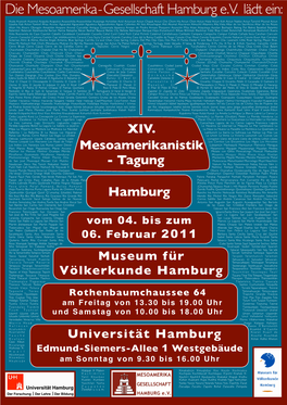 Die Mesoamerika-Gesellschaft Hamburg E. V. Lädt Ein