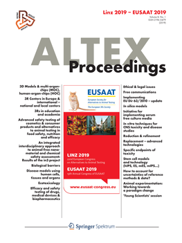 Linz 2019 ‒ EUSAAT 2019 Proceedings