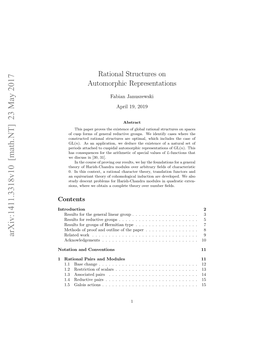 Rational Structures on Automorphic Representations