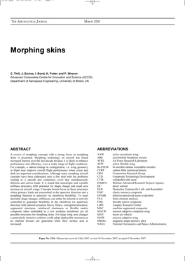 Morphing Skins
