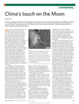 China's Touch on the Moon