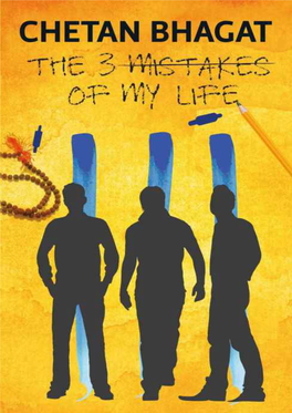 The 3 Mistakes of My Life by Chetan Bhagat