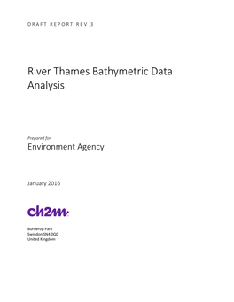 River Thames Bathymetric Data Analysis