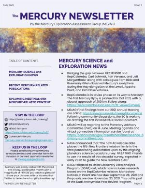 Mexag Newsletter #3 – May 2021