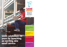 SANE Celebrates 20 Years by Launching an Exciting New Email