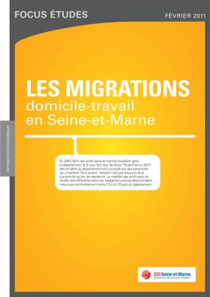Les Migrations Domicile-Travail En Seine-Et-Marne