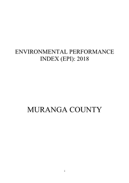 Muranga County