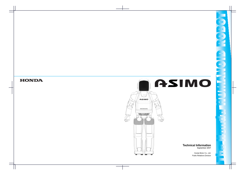 ASIMO Technical Information