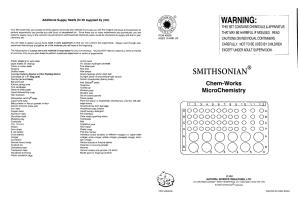 SMITHSONIAN Chem-Works Microchemistry