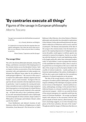 'By Contraries Execute All Things'
