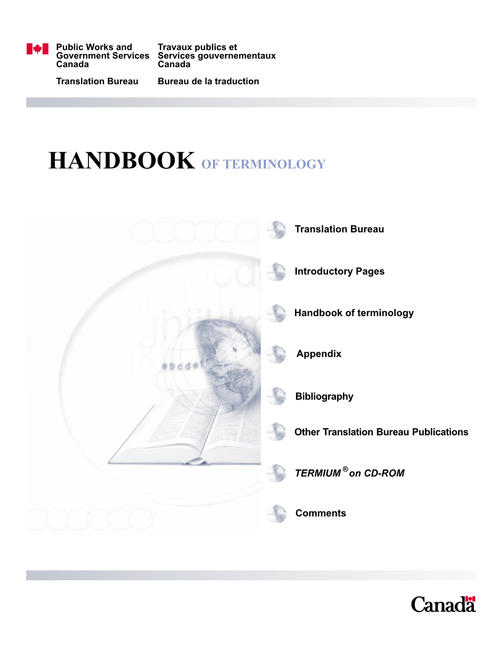 Handbook of Terminology