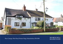 Rose Cottage, Main Road, Newton Regis, Warwickshire, B79 0NA