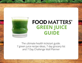 Green Juice Guide