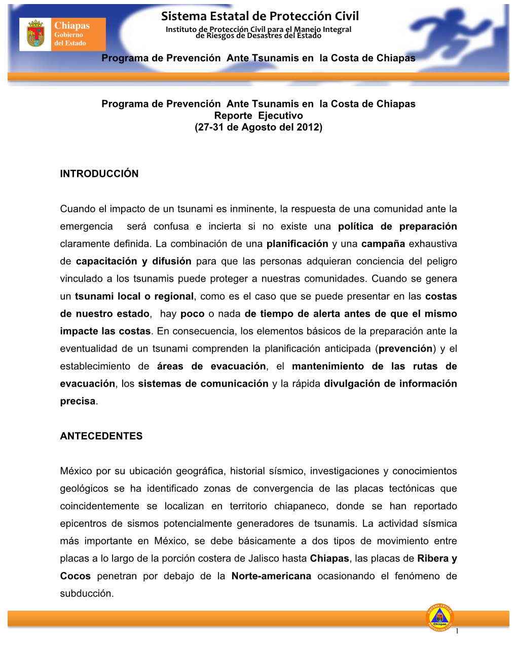 Sistema Estatal De Protección Civil