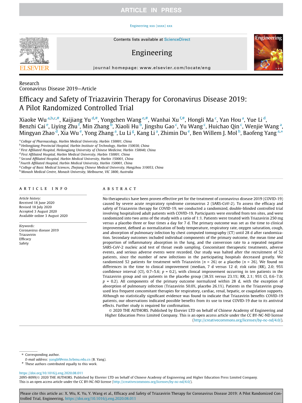 A Pilot Randomized Controlled Trial