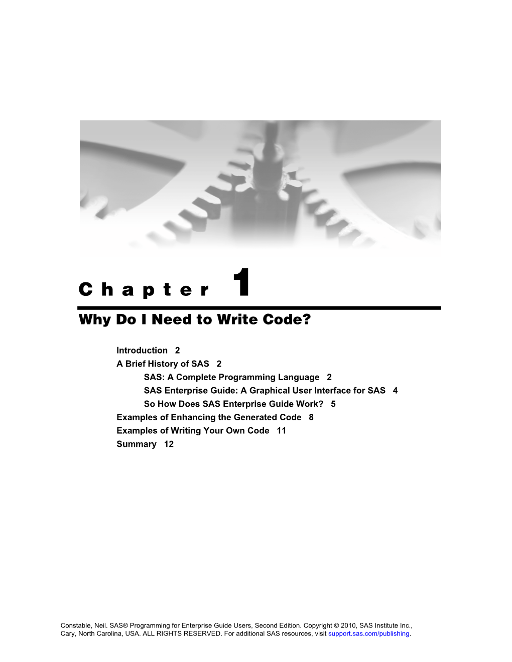 Chapter 1 Why Do I Need to Write Code?