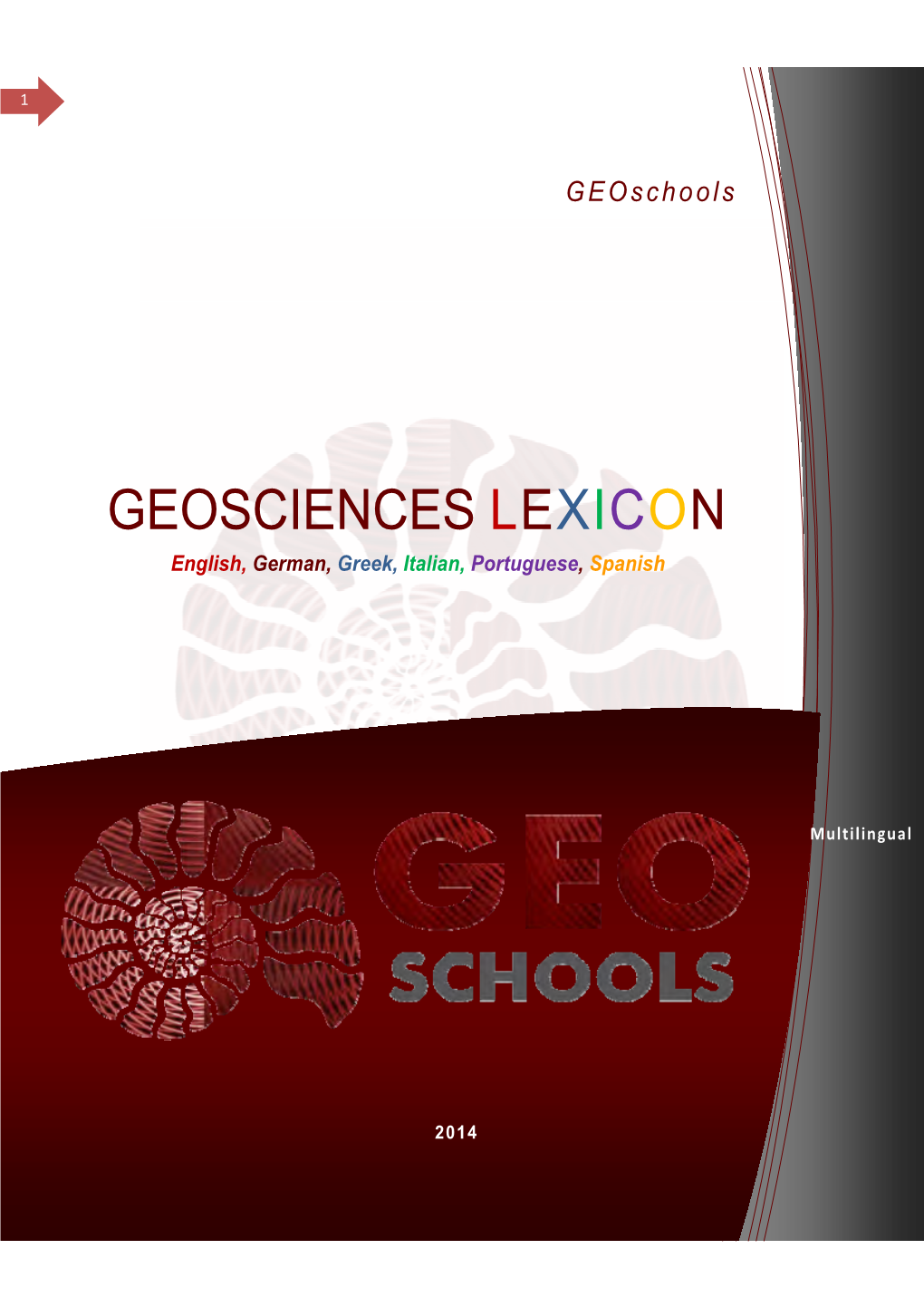 GEOSCIENCES LEXICON English, German, Greek, Italian, Portuguese, Spanish