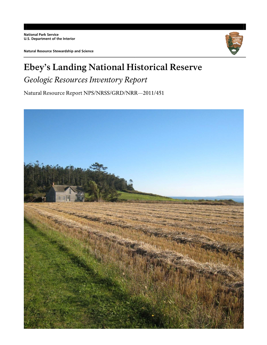 Ebey's Landing National Historical Reserve Geologic Resources