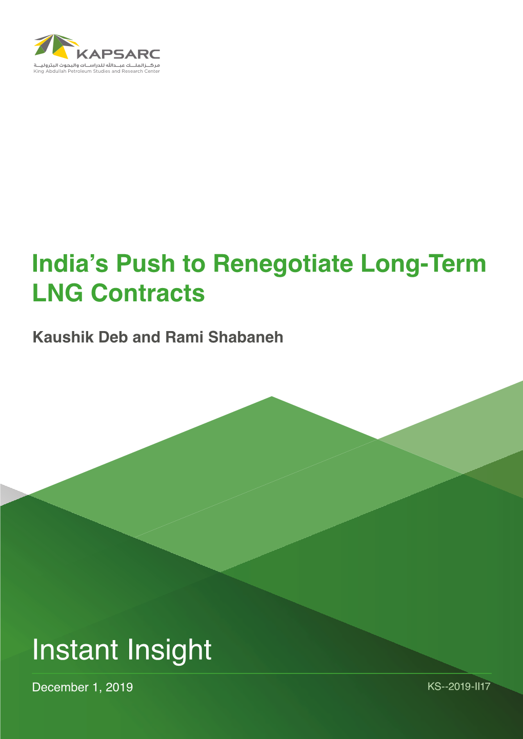 India's Push to Renegotiate Long-Term LNG Contracts
