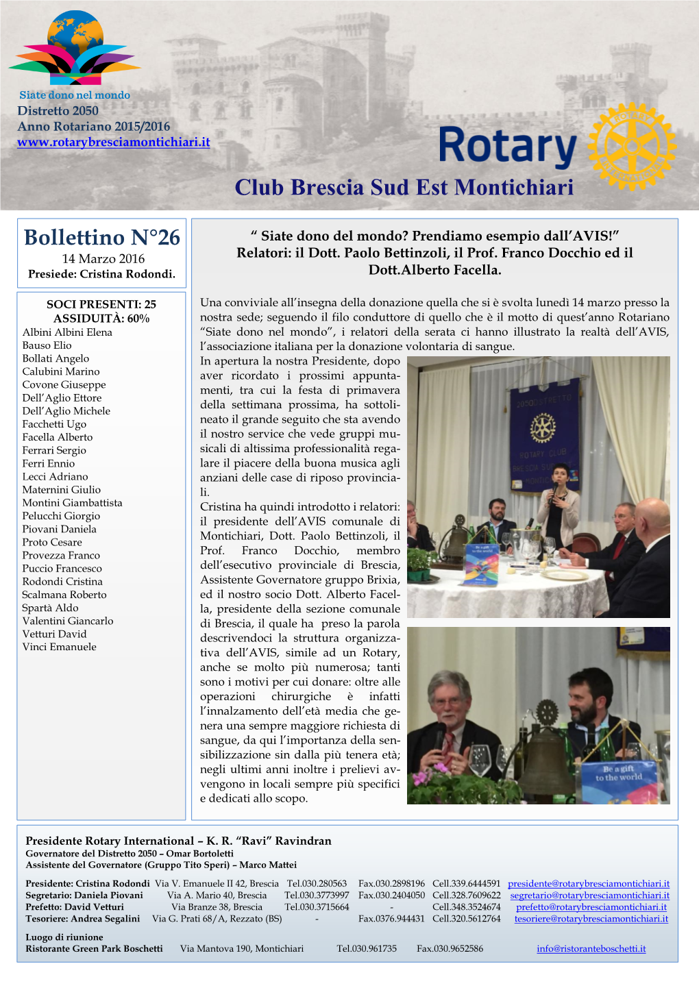 Rotary Club Brescia Sud-Est Montichiari