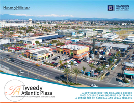 A New Construction Signalized Corner 100% Occupied Nnn Shopping Center with a Stable Mix of National and Local Tenants Investment Advisors