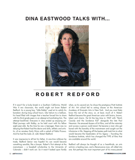 Dina Eastwood Talks With... Robert Redford