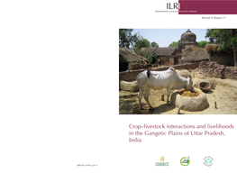 Crop–Livestock Interactions and Livelihoods in the Gangetic Plains of Uttar Pradesh, India