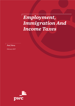 Employment, Immigration and Income Taxes