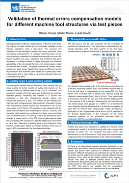 Validation of Thermal Errors Compensation Models for Different Machine Tool Structures Via Test Pieces