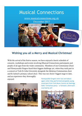 Wishing You All a Merry and Musical Christmas!