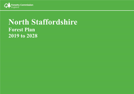 North Staffordshire Forest Plan 2019 to 2028