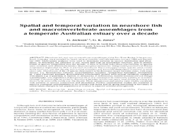 Spatial and Temporal Variation in Nearshore Fish and Macroinvertebrate Assemblages from a Temperate Australian Estuary Over a Decade