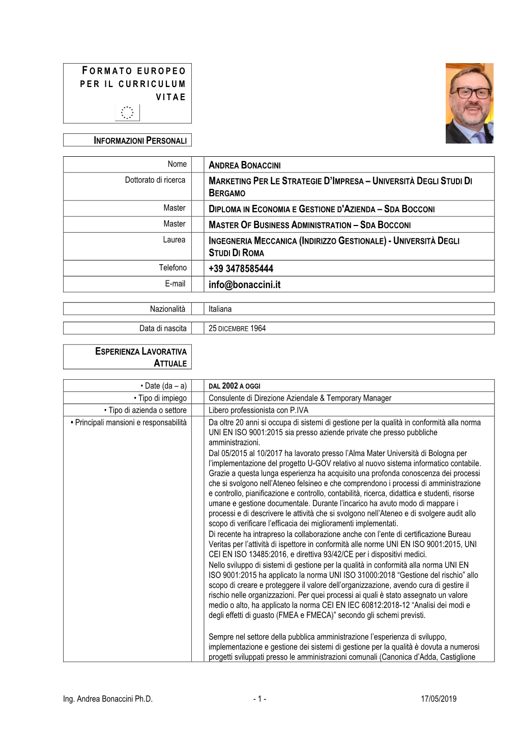 Curriculum Vitae