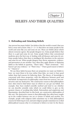 Beliefs and Their Qualities