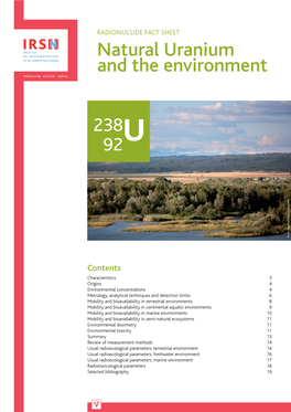 Natural Uranium and the Environment