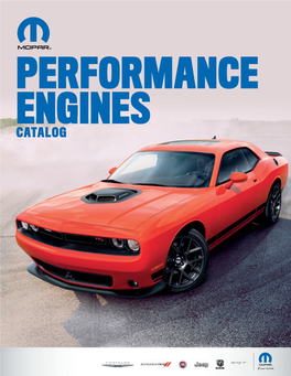 Official Mopar Performance Engines Catalog