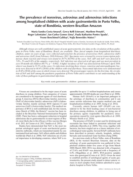 The Prevalence of Norovirus, Astrovirus and Adenovirus