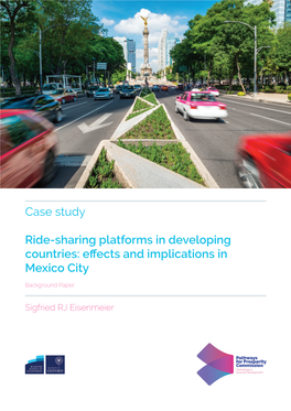 Case Study Ride-Sharing Platforms in Developing Countries