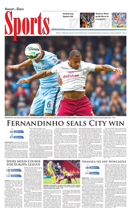 Fernandinho Seals City Win