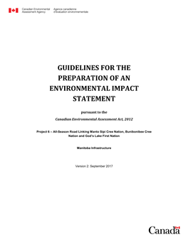 Content of the Environmental Impact Statement