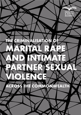 MARITAL RAPE and INTIMATE PARTNER SEXUAL VIOLENCE ACROSS the COMMONWEALTH Title Goes Here Text to Come