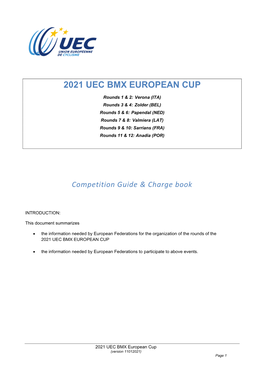 2021 Uec Bmx European Cup