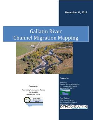 Gallatin River Channel Migration Mapping