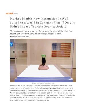 Moma's Nimble New Incarnation Is Well Suited to a World in Constant